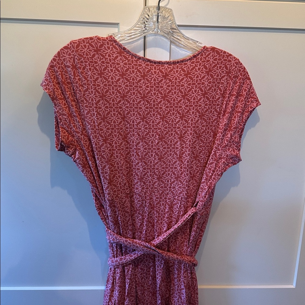 Red Wrap Dress - Picture 3 of 4